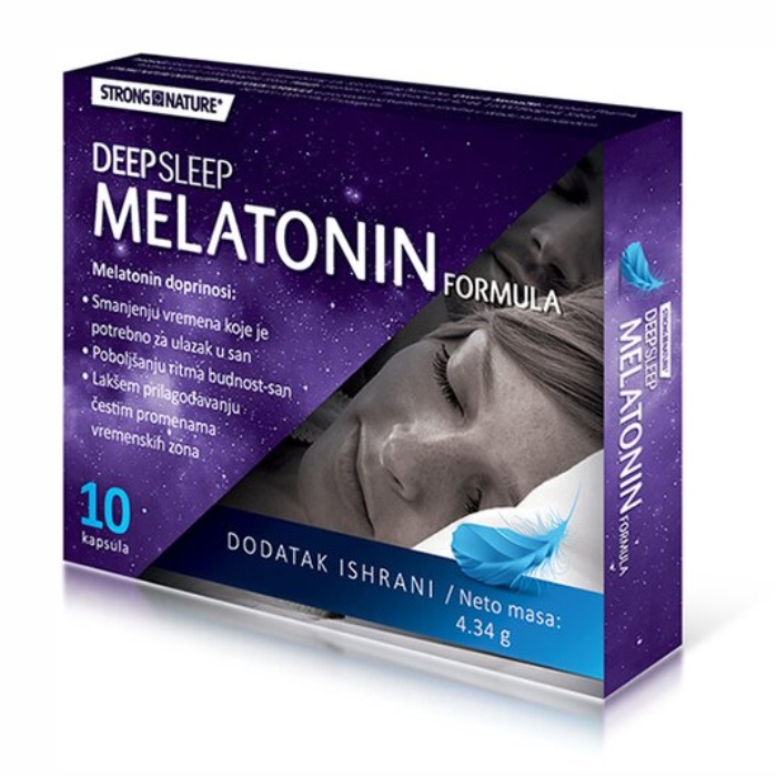 Strong Nature Deep Sleep Melatonin 10 kaps