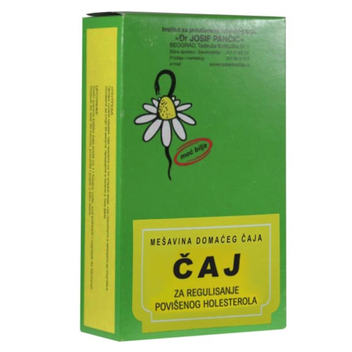 PANČIĆ Čaj broj 101. - ZA REGULISANJE POVIŠENOG HOLESTEROLA 100g