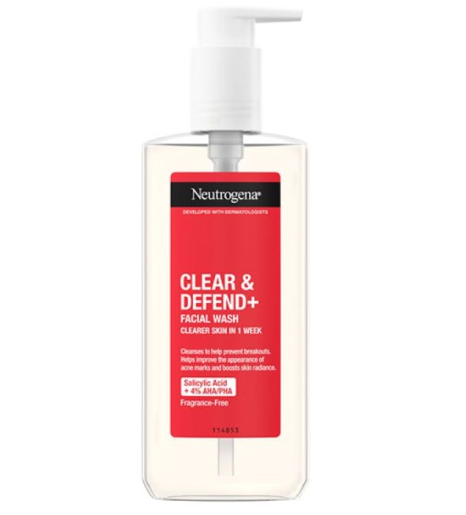 NEUTROGENA Clear Defend+ Facial Wash 200ml