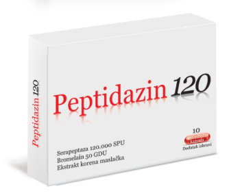 Peptidazin 120, 10 kapsula