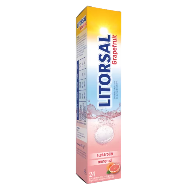 Zdrovit Litorsal 24 šumeće tablete grapefruit