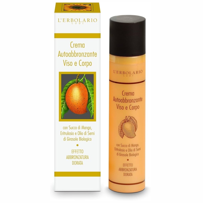 L ERBOLARIO self tanning cream face and body