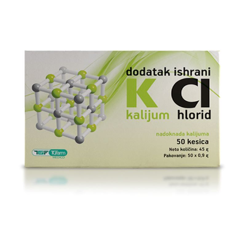 KALIJUM HLORID KES 50X0,9G