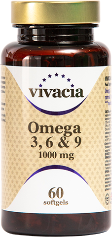 VIVACIA Omega 3,6,9 1000mg softgel caps. a60