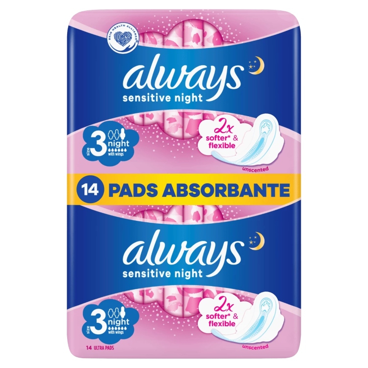 Always sensitive night duo - 14pcs