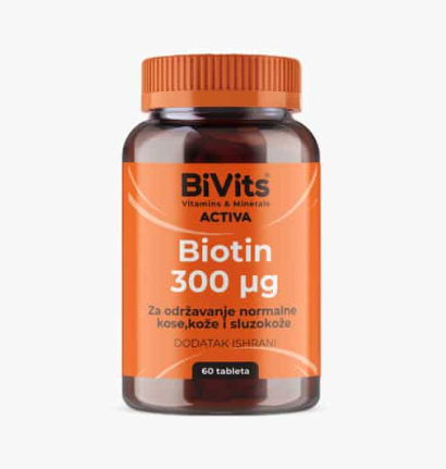 BIVITS ACTIVA BIOTIN 300MCG TABLETE A60