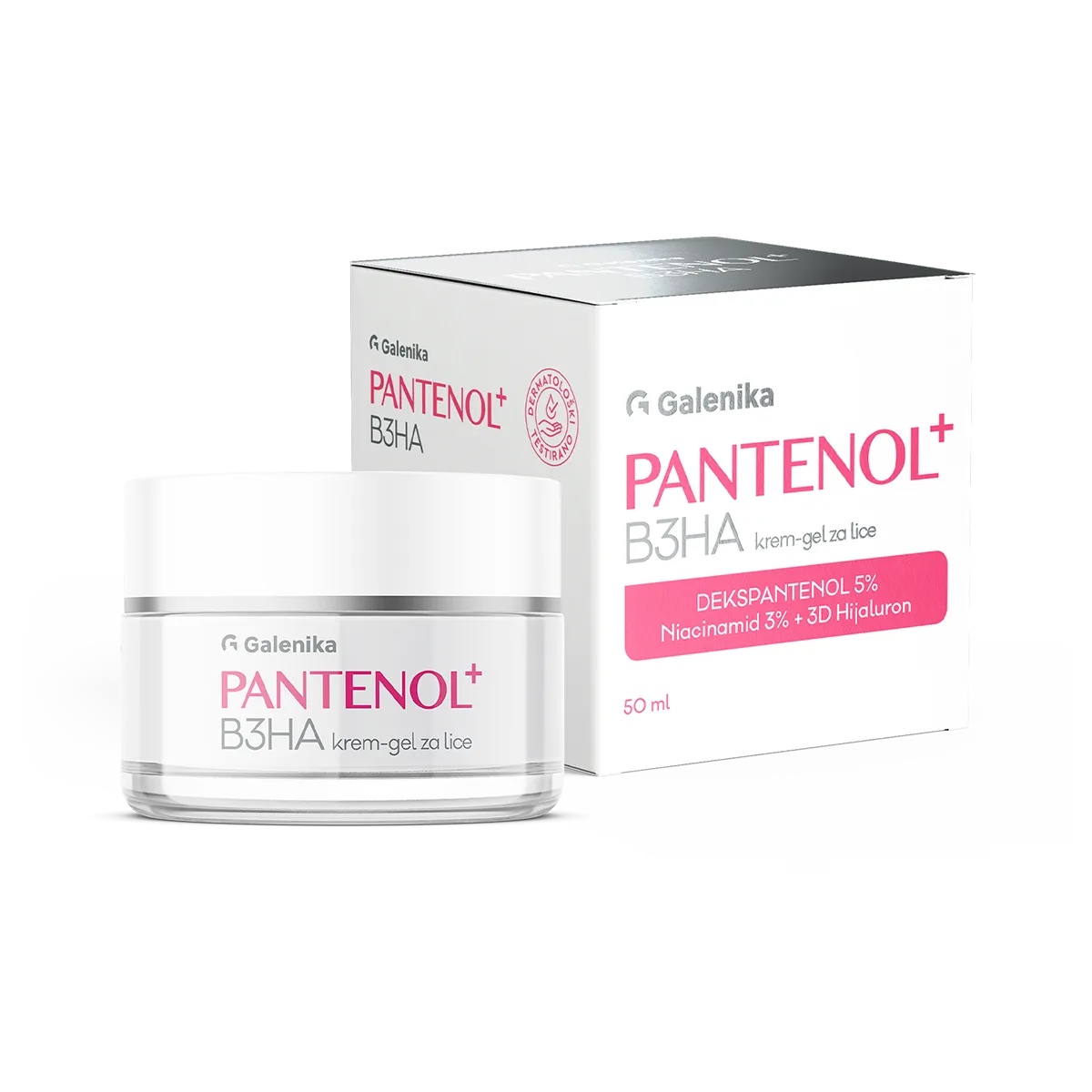 Pantenol + B3HA krem-gel, 50ml