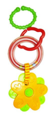 Biba Toys Zvecka Glodalica Cvetic