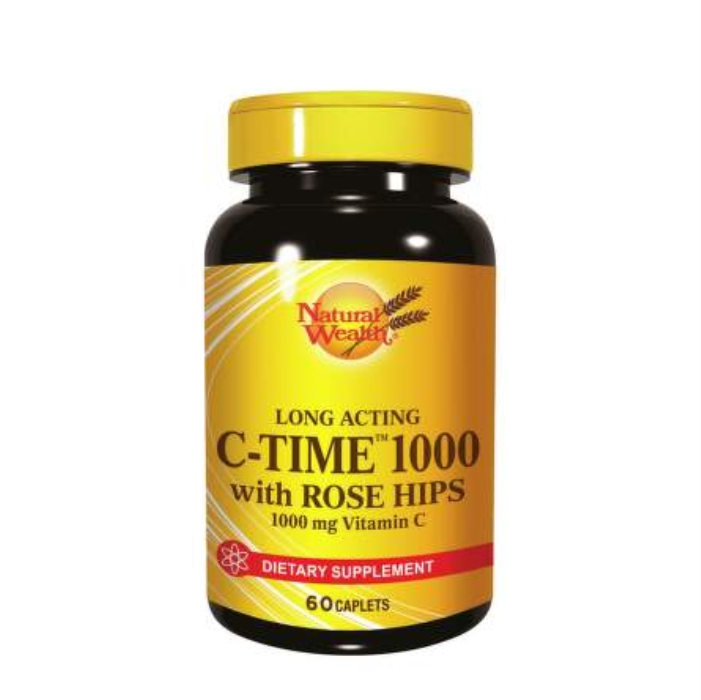 Natural WealthVitamin C 1000mg sa produženim oslobađanjem, 60 tableta