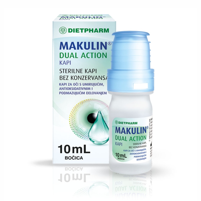 Makulin Dual Action kapi za oči, 10ml