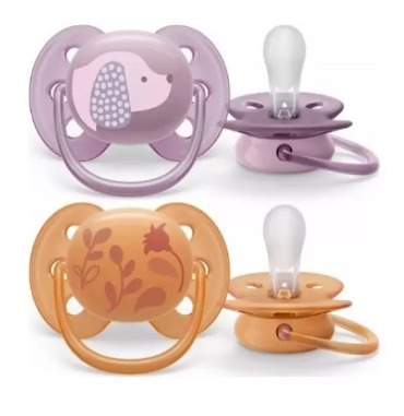 AVENT VAR. ULTRA SOFT 6-18M GIRL 2KOM