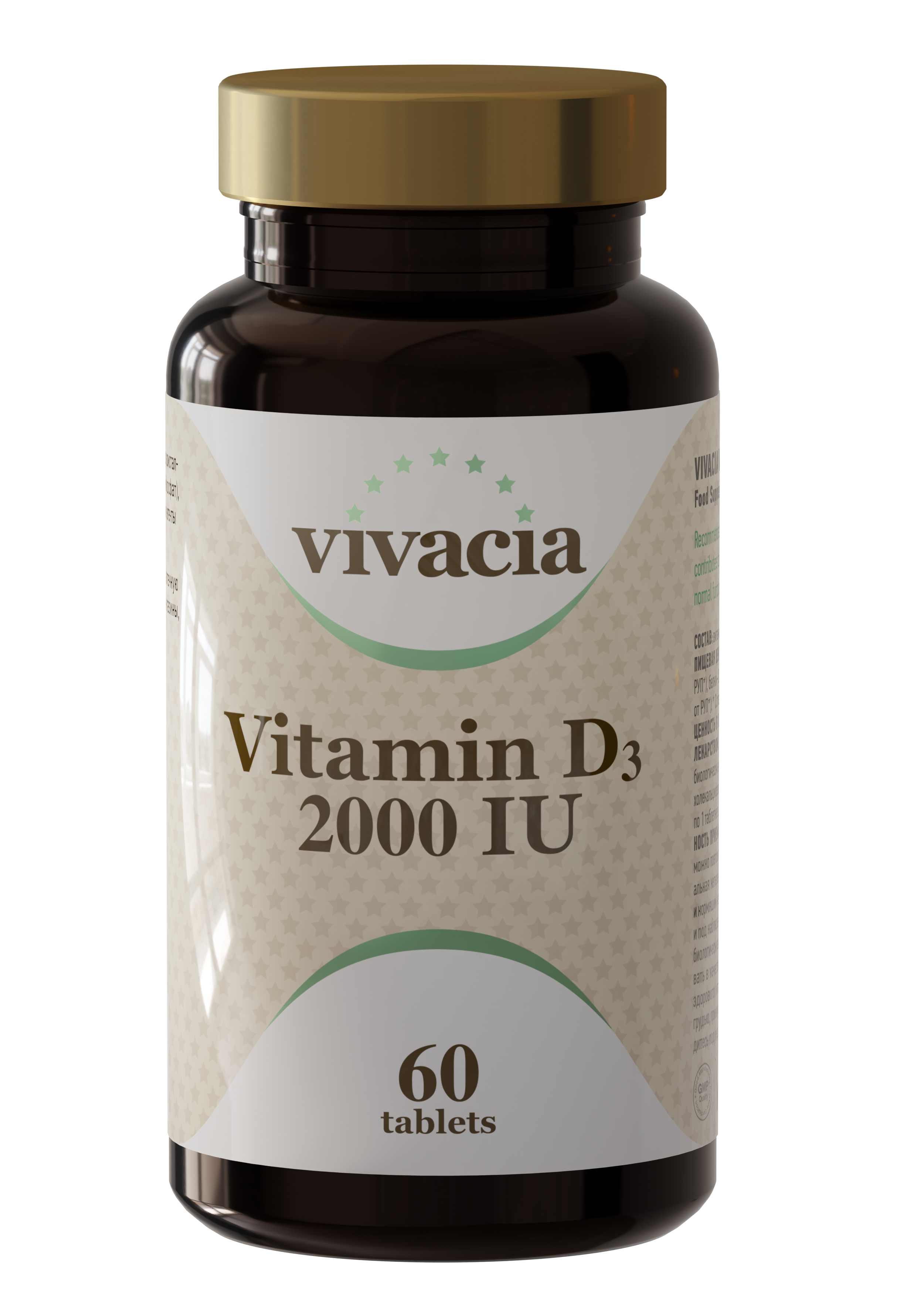 VIVACIA Vitamin D3 2000 60 tableta 