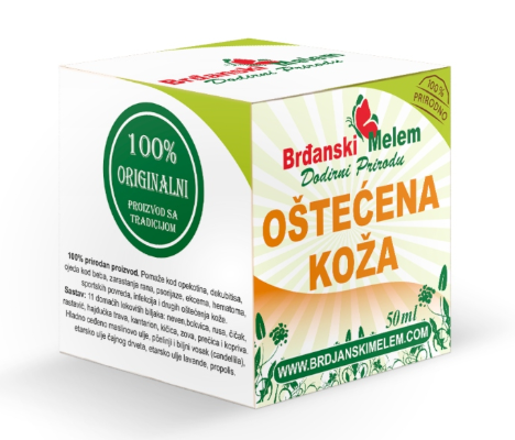 Brđanski melem za oštećenu kožu, 50 ml