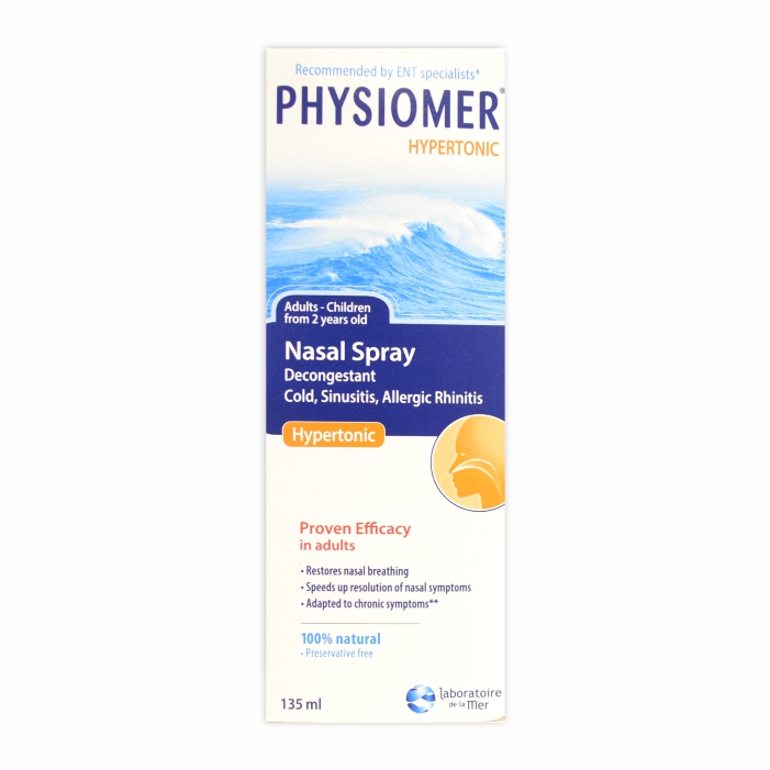 Physiomer Hypertonic sprej, 135ml