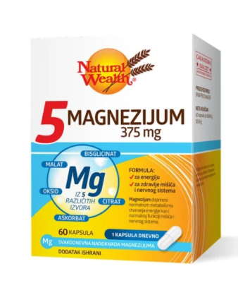 NW Magnezijum 375mg, 60 kapsula