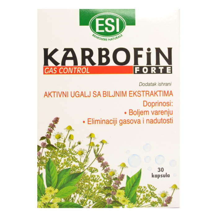 ESI Karbofin Forte, 30 kapsula