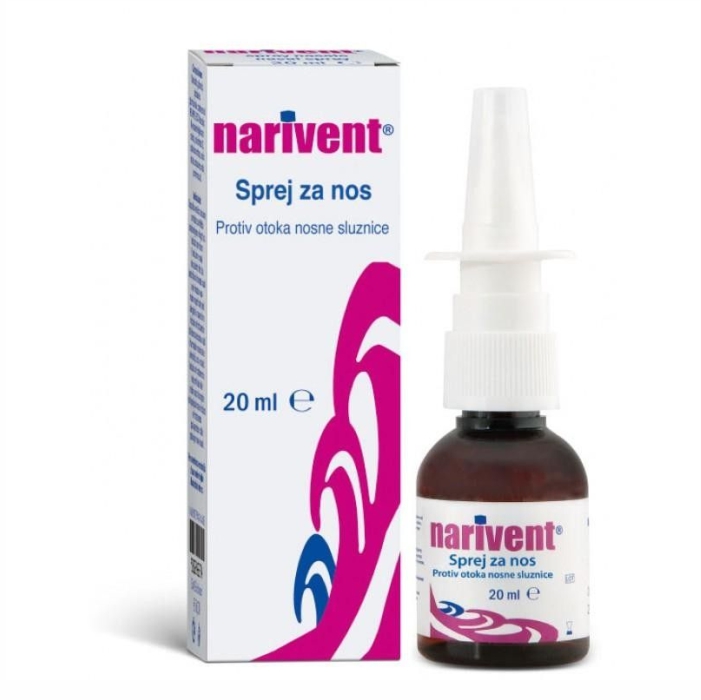 Narivent sprej za nos, 20ml