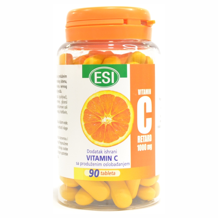 ESI BGB VIT C RETARD TBL 90X1000MG