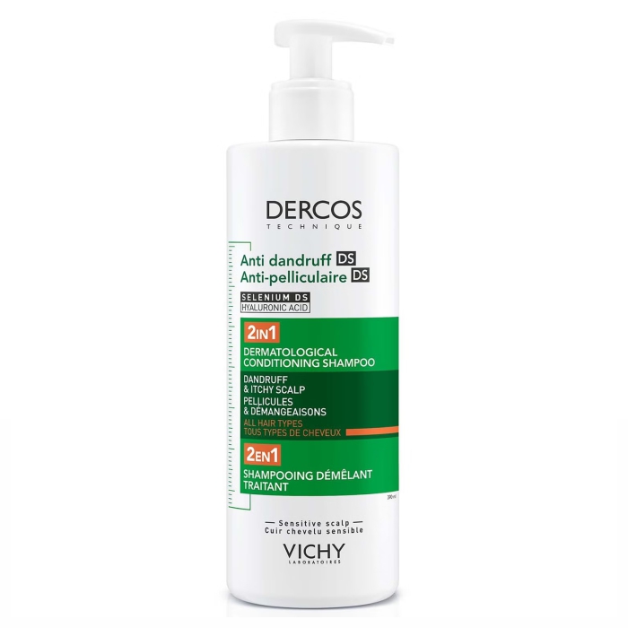 VICHY Dercos Anti Dandruff samp. 2IN1 390ml 2373