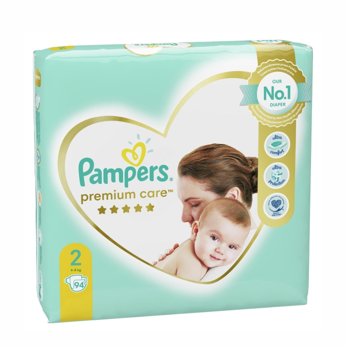 Pampers pelene premium JP 2 mini 4-8kg 94 komada