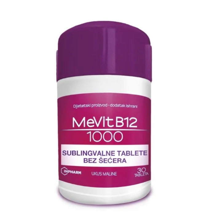 MeVit B12 1000mcg, 30 tableta