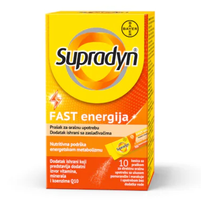 Supradyn Fast Energija, 10 kesica