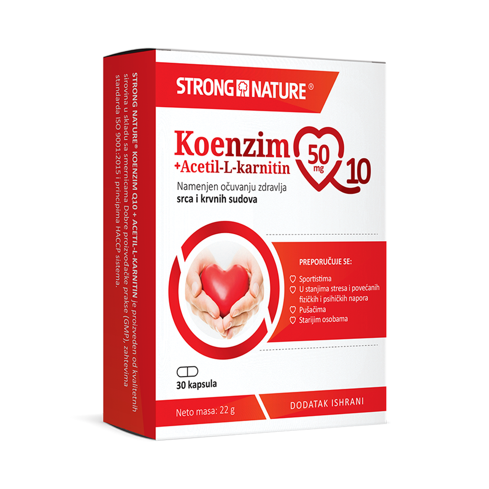 Strong nature Koenzim Q10 +Acetil L a 30