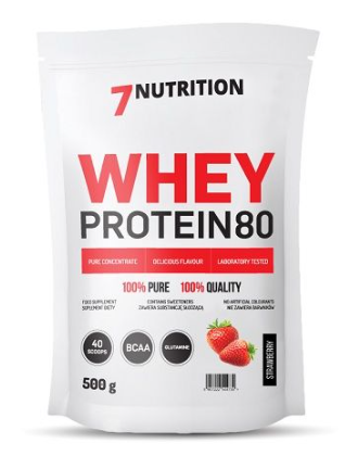 7NUTRITION WHEY PROTEIN JAGODA 500G