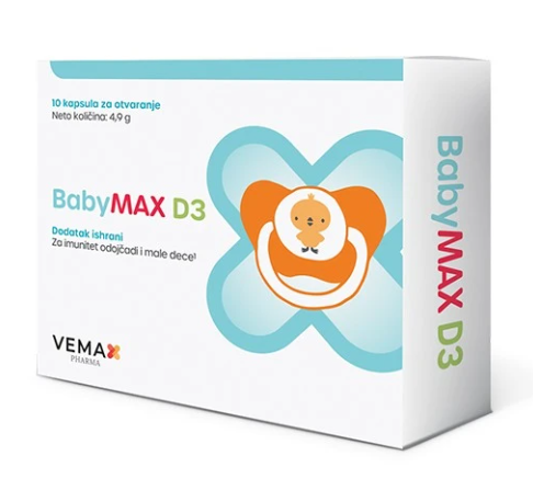 BabyMAX D3, 10 kapsula