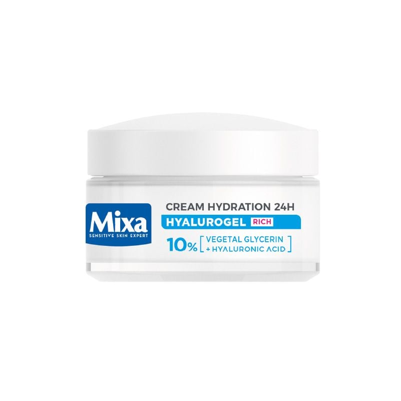Mixa Hyalurogel rich krema za lice, 50 ml