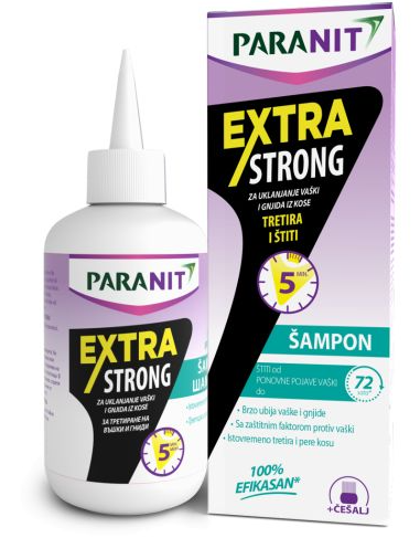 Paranit express šampon, 200 ml + češalj (omega)