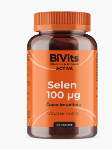 BIVITS ACTIVA SELEN 100mcg 60 TBL