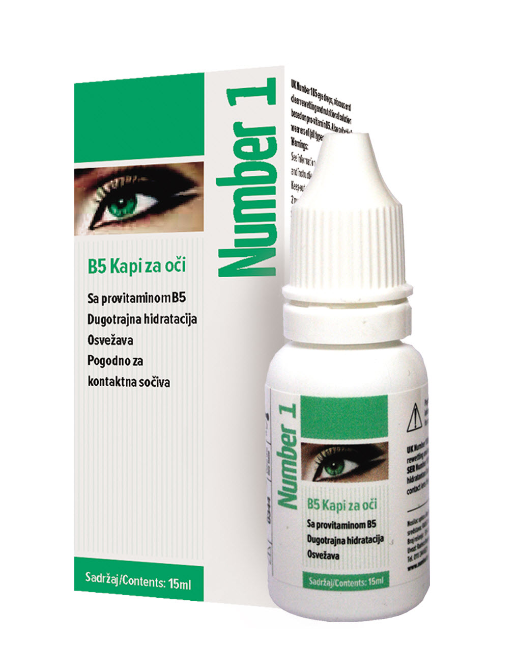 NUMBER 1 B5 KAPI ZA OCI 15ML