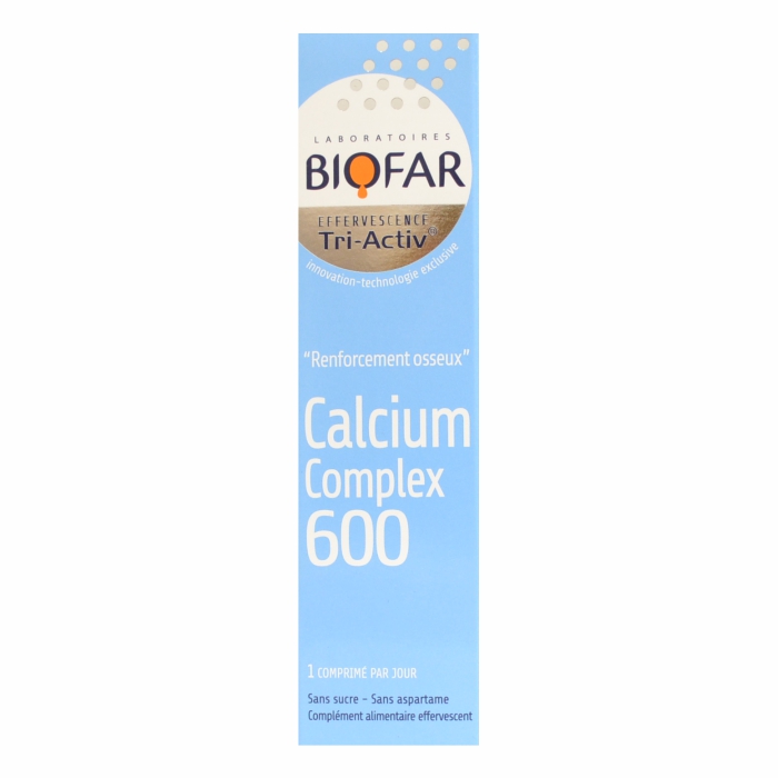 BIOFAR efervete CALCIUM complex 600 a'15