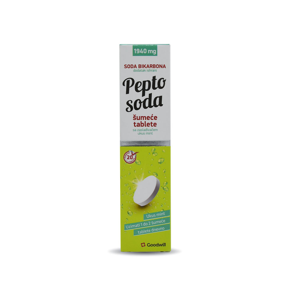 PEPTO SODA MINT ZASLADJ EFF20