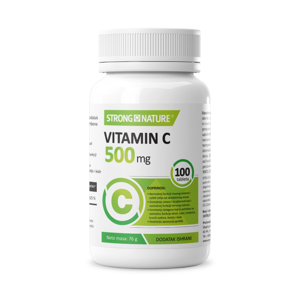 Strong nature Vitamin C 100x500mg