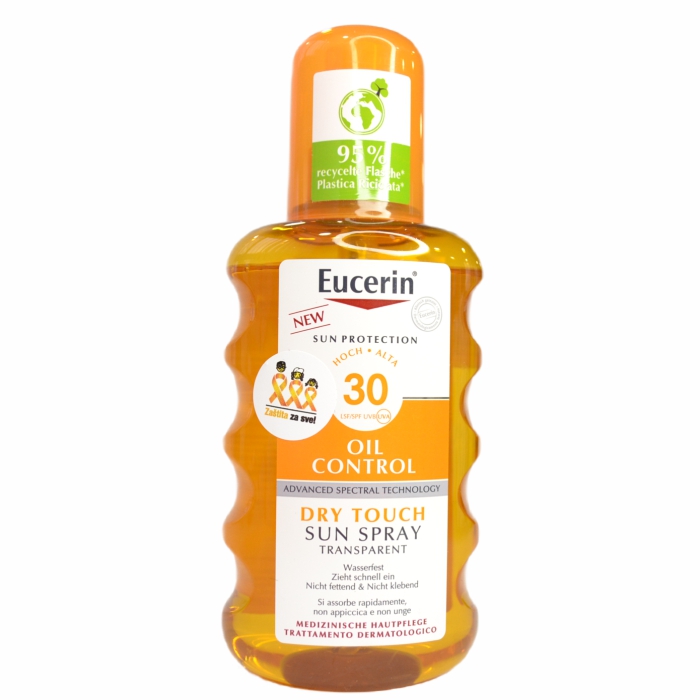 Eucerin SUN Transparentni sprej za telo SPF30 200ml 