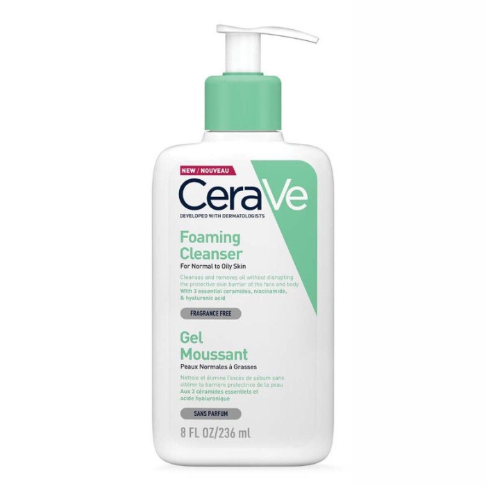 CeraVe Penušavigel za čišćenje za normalnu do masnu kožu 236ml