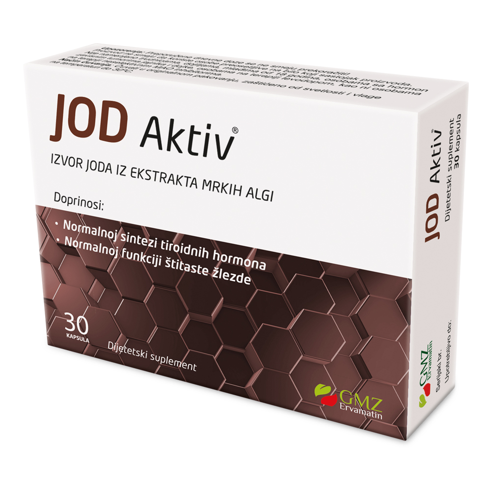 Ervavit Jod Aktiv 600mg a30 caps.