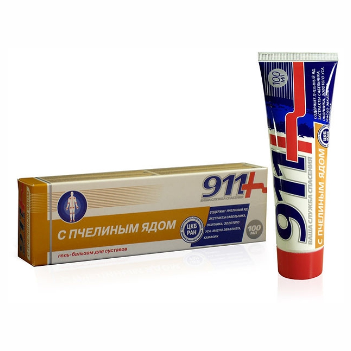 911 pcelinji otrov protiv bolova u zglobovima i misicima 100ml
