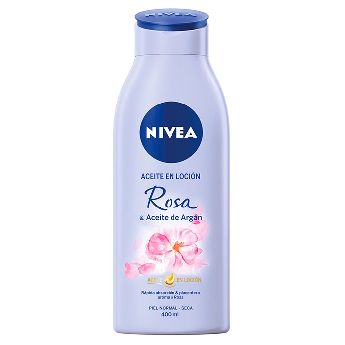 NIVEA BODY LOTION 400ML ROSE & ARGAN OIL