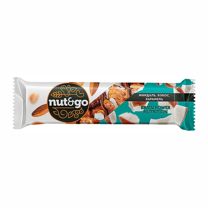 NUT & GO Stanglica sa bademima i kokosom 36gr