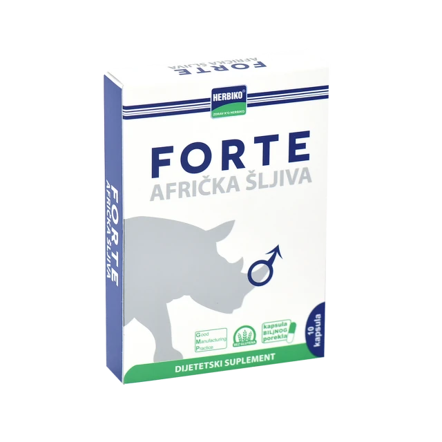 Herbiko Afrička šljiva Forte, 10 kapsula