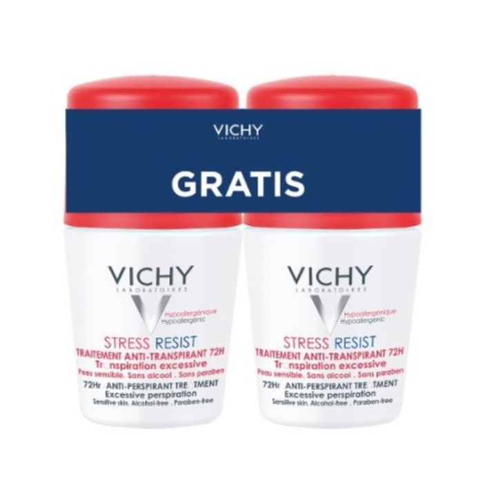 Vichy Deo Stress resist roll-on dezodorans za regulaciju prekomernog znojenja 72h Promo