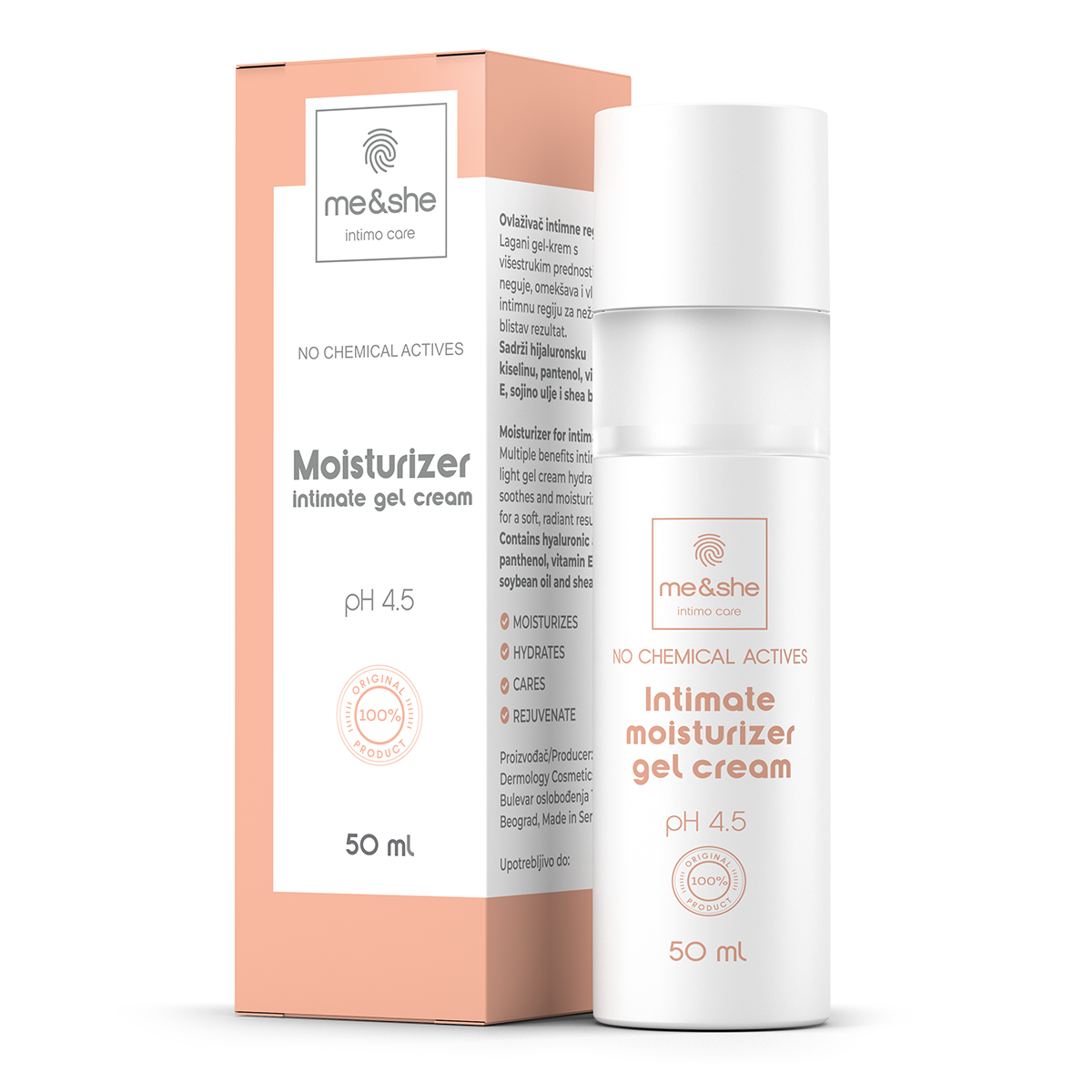 Me&She Moisturizer Intimate gel-krem 50ml