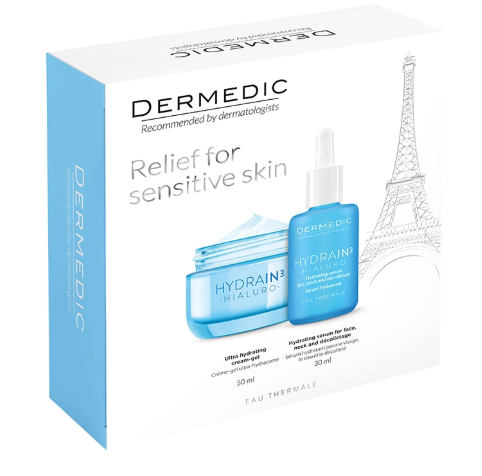 Dermedic Set Hidratni serum za lice 30ml +antirid 15ml +hidrantna krema 2,5ml