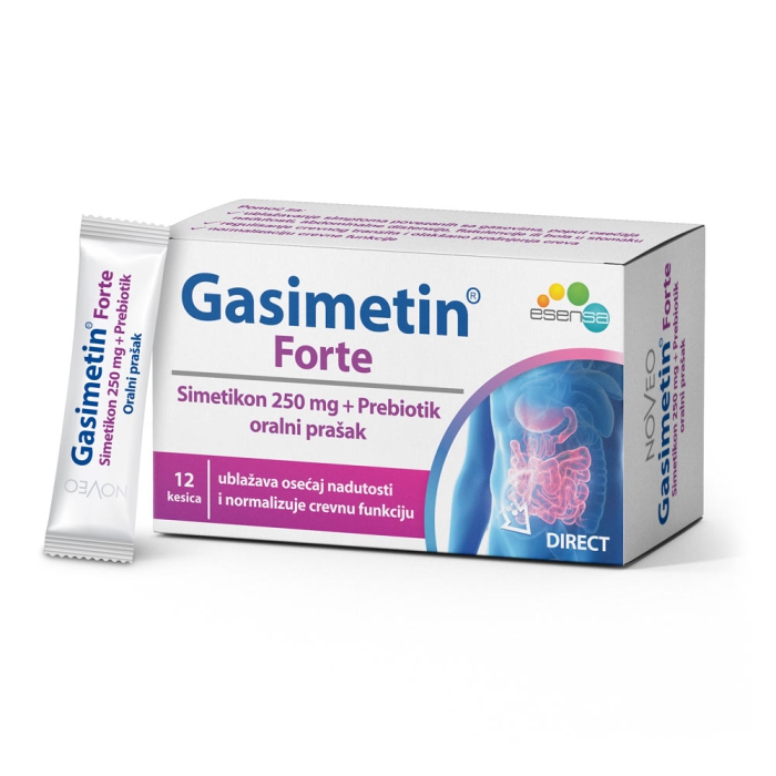 Gasimetin forte prašak za direktnu primenu 12 kesica