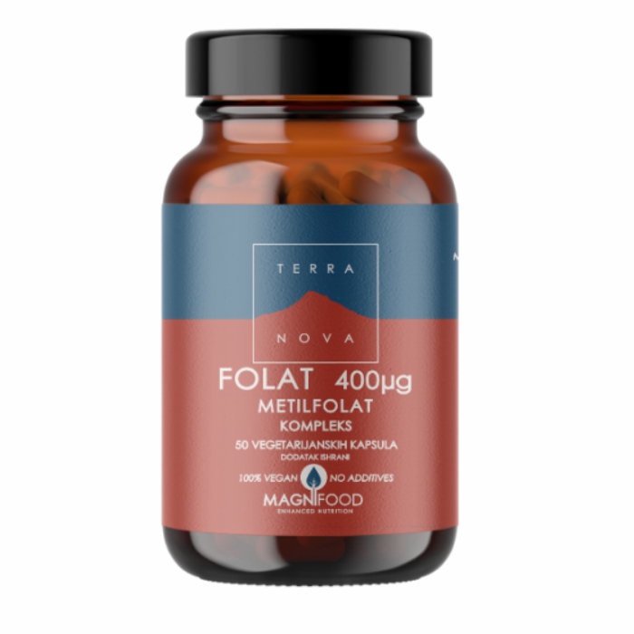 TERRANOVA FOLAT 400MCG CPS A50