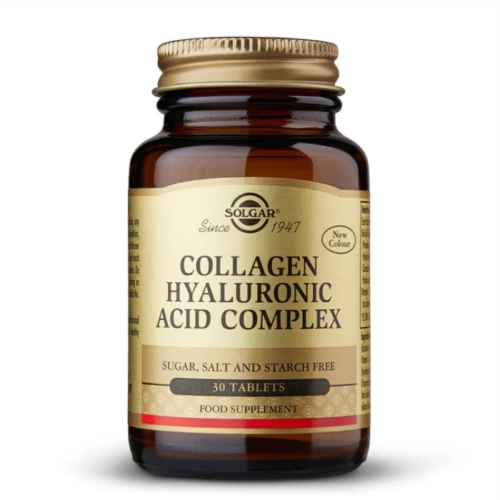SOLGAR COLLAGEN HYALURONICA ACIDI KOM 60TBL