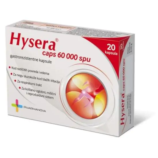 Hysera 60 000 SPU, 20 kapsula